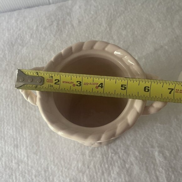 Rae Dunn Easter Bunny SPRING Pink Basket Canister Bunny Tail Lid Magenta 2022 - Picture 9 of 16